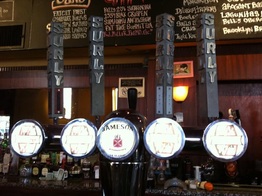 Surly Brewing Taps At The Nomad The Nomad World Pub tap handles for Surly Brewing during the Surly Bitter Brewer release party during Minnesota Craft Beer Week 2011.