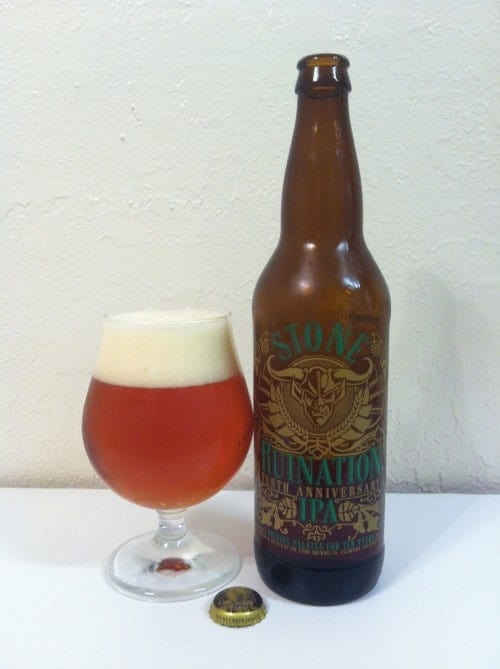 Stone Brewing Ruination 10th Anniversary IPA Stone Brewing Ruination 10th Anniversary IPA